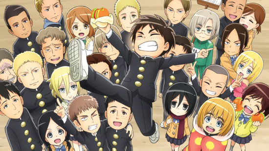 chibi attack on titan characters