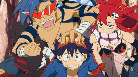 Male Friendship in Gurren Lagann  GateCrashers