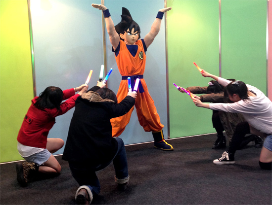 Life-size Goku Statue