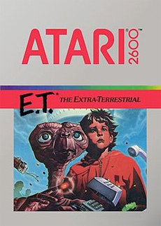 The E.T. game for Atari 2600