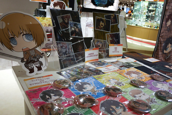 Attack on Titan Akihabara Pop-up Shop, picture 6