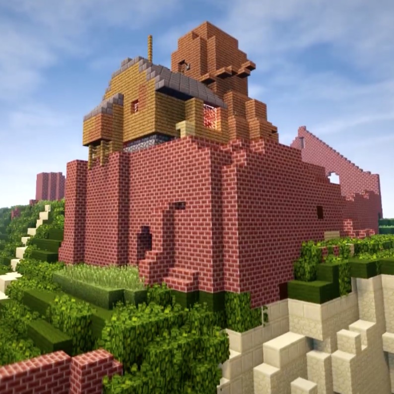 castle in the sky minecraft