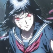 Blood-C Anime Film Strikes with a Pair of New Promos