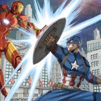 Fairy Tail Author Illustrates Captain America: Civil War Poster
