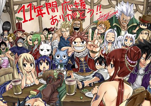 Hiro Mashima Reveals Fairy Tail’s Final Color Gate Page
