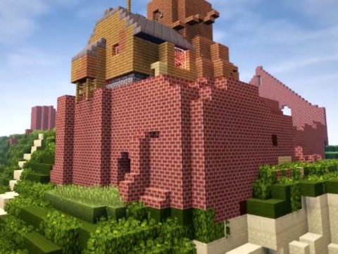 Fan Spends 4 Years Recreating Ghibli’s Castle in the Sky in Minecraft