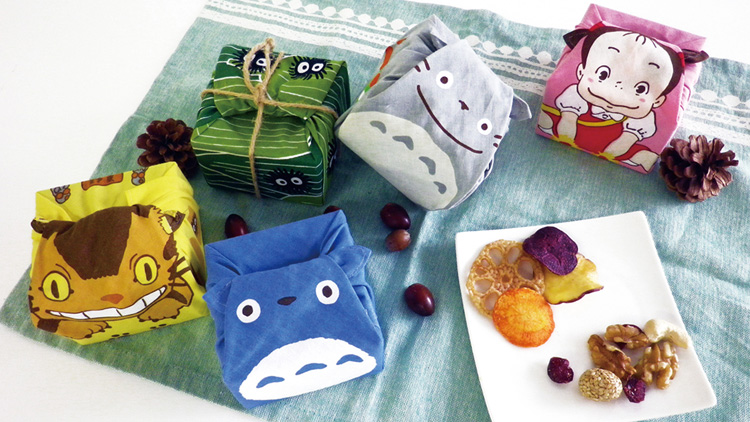 Wrap Your Lunch in These Adorable Totoro Handkerchiefs