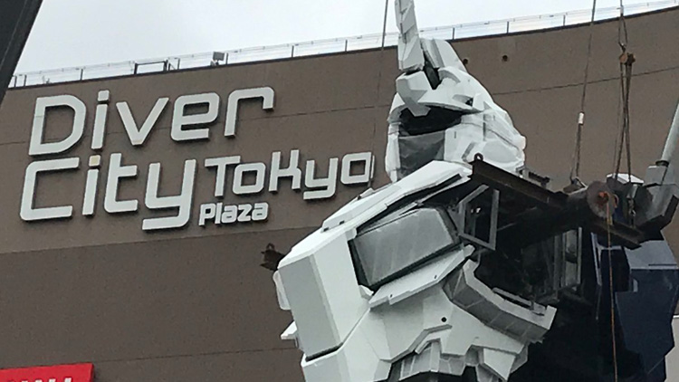 New Life-Size Gundam Nears Completion in Tokyo