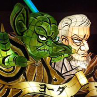 Controversial Star Wars Floats Appear at Northern Japan Festival