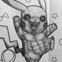 Roided-Out Pikachu Horrifies Japanese Twitter