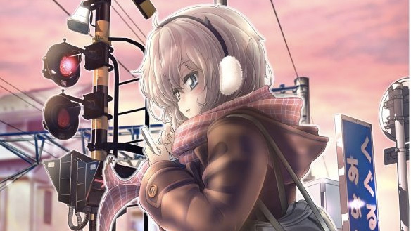 Fumikiri Jikan, Manga About Cute Girls at Railroad Crossings, Gets April Anime Series