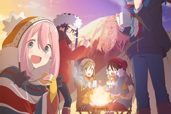 Laid-Back Camp Second Season, Short Anime, Film Announced