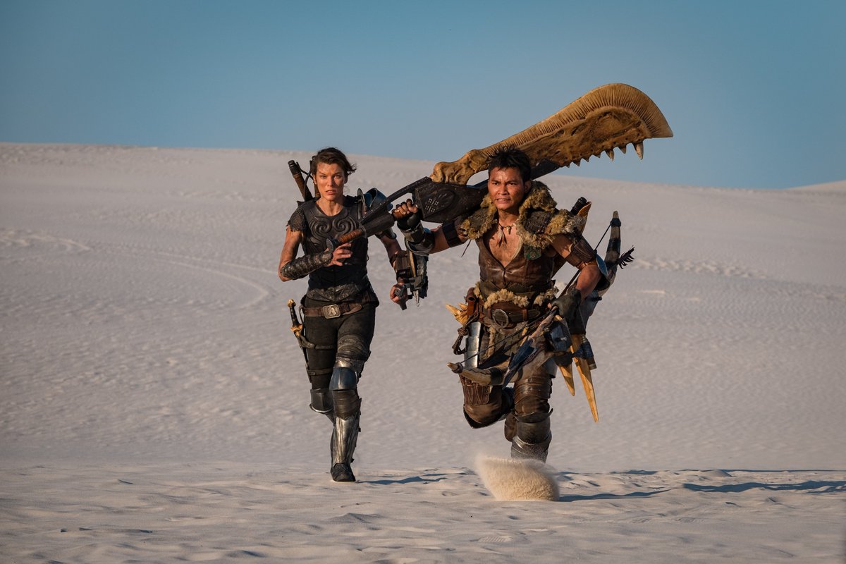 Still Revealed from Milla Jovovich Monster Hunter Movie Set