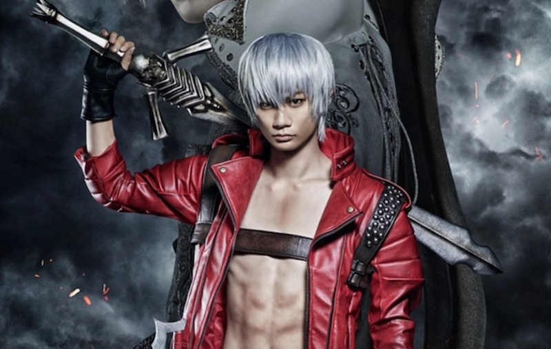 Dante is Ripped in Real Life on Devil May Cry Stage Play Poster