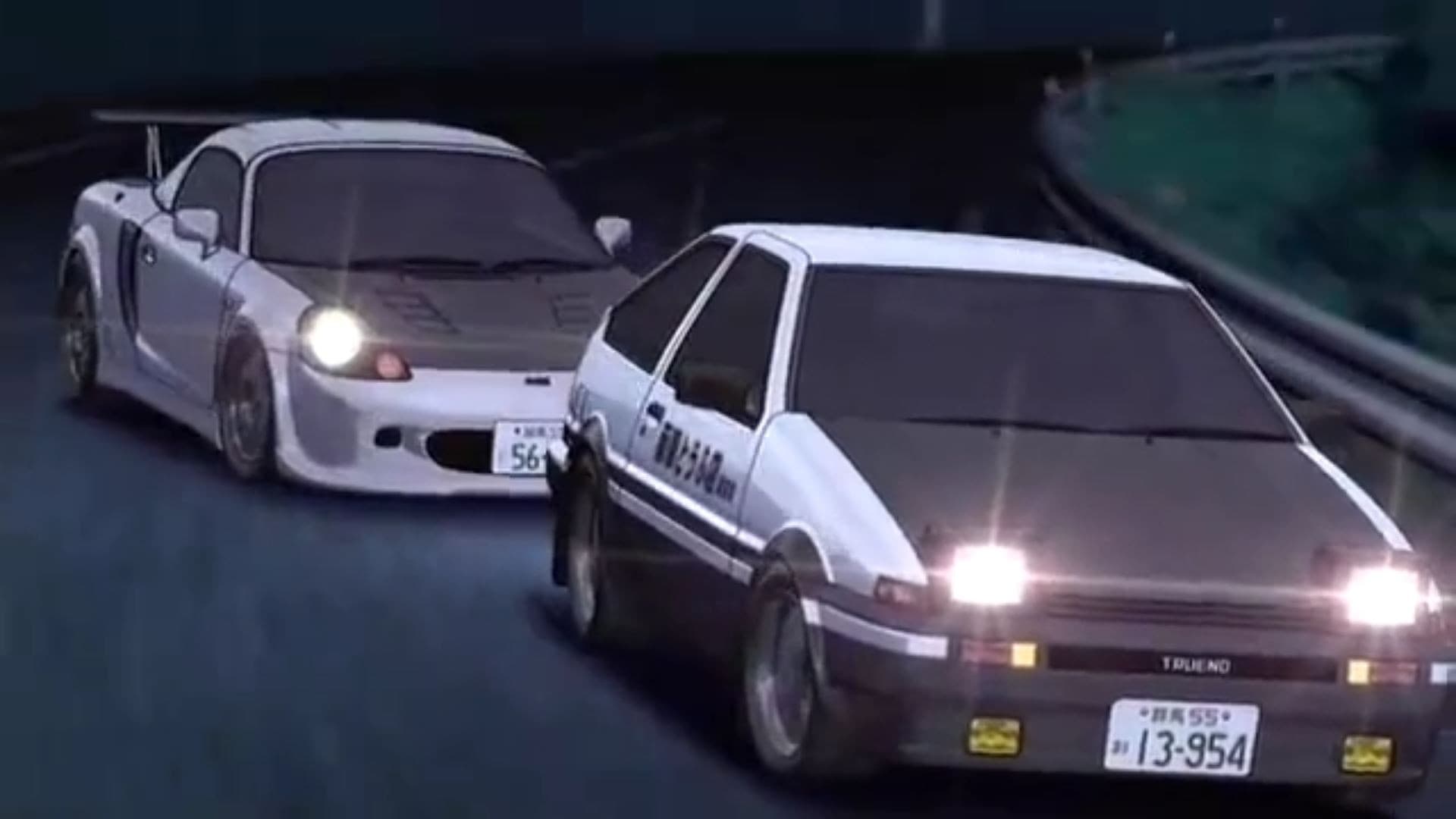 so much vibe anime: initial d (1998)