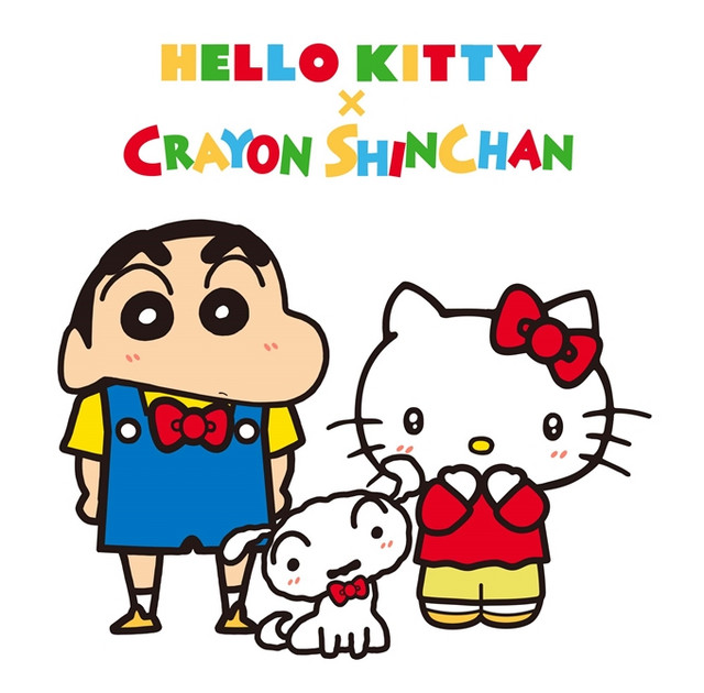 Crayon Shin-chan Helps Celebrate 45 Years of Hello Kitty