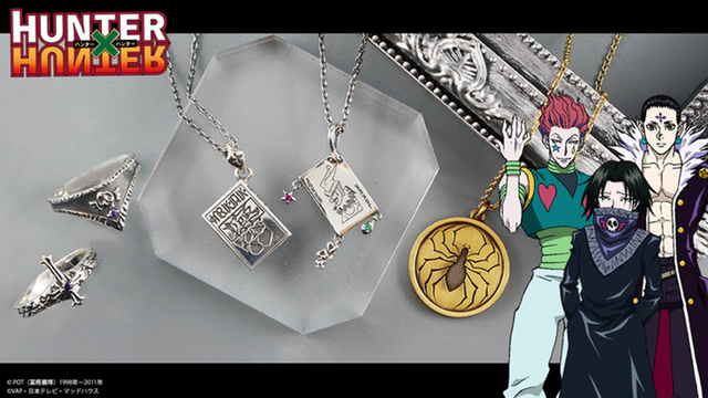 Hunter x Hunter Inspires Fancy Jewelry Line