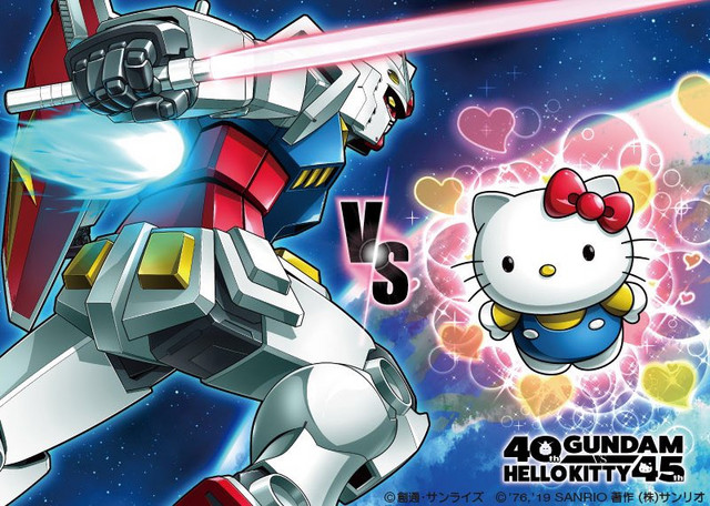 gundam vs. hello kitty