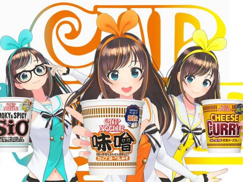 VTuber Kizuna Ai Gets a Job Promoting Cup Noodles