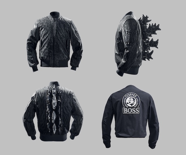 Japanese Coffee Company Offers Godzilla Jacket Complete With Spikes