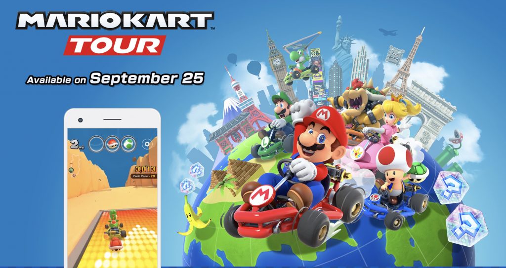 Mario Kart Tour Races onto Smartphones September 25