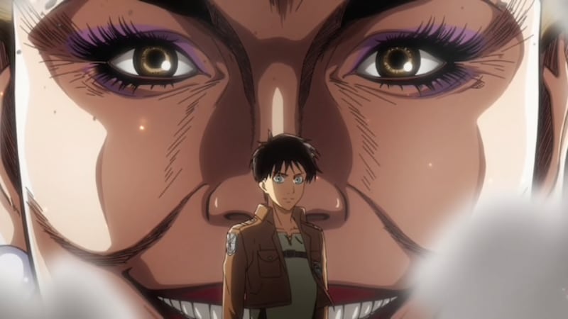 Attack on Titan and Dewi Sukarno Team Up for Bizarre Snickers Ad