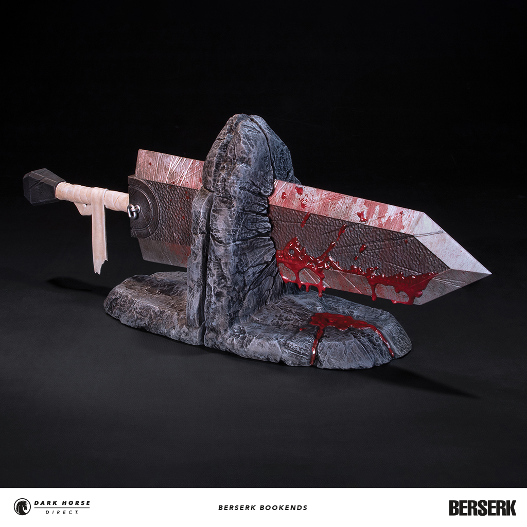 Berserk Bookends Turn Guts' Sword into Manga-Protecting Prop