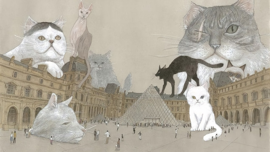 cats of the louvre manga