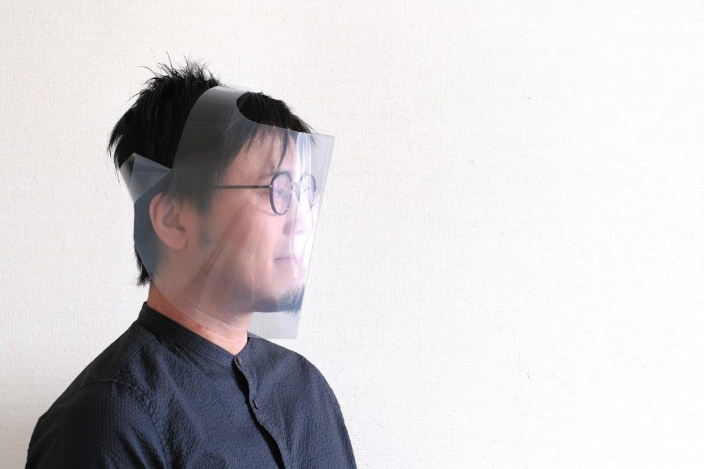 Japanese Designer Creates DIY Face Shields from Plastic Folders