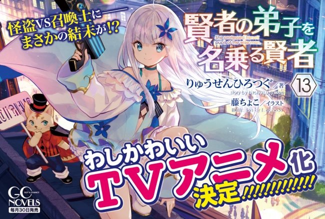 Kenja no Deshi o Nanoru Kenja' Novels Getting TV Anime Adaptation