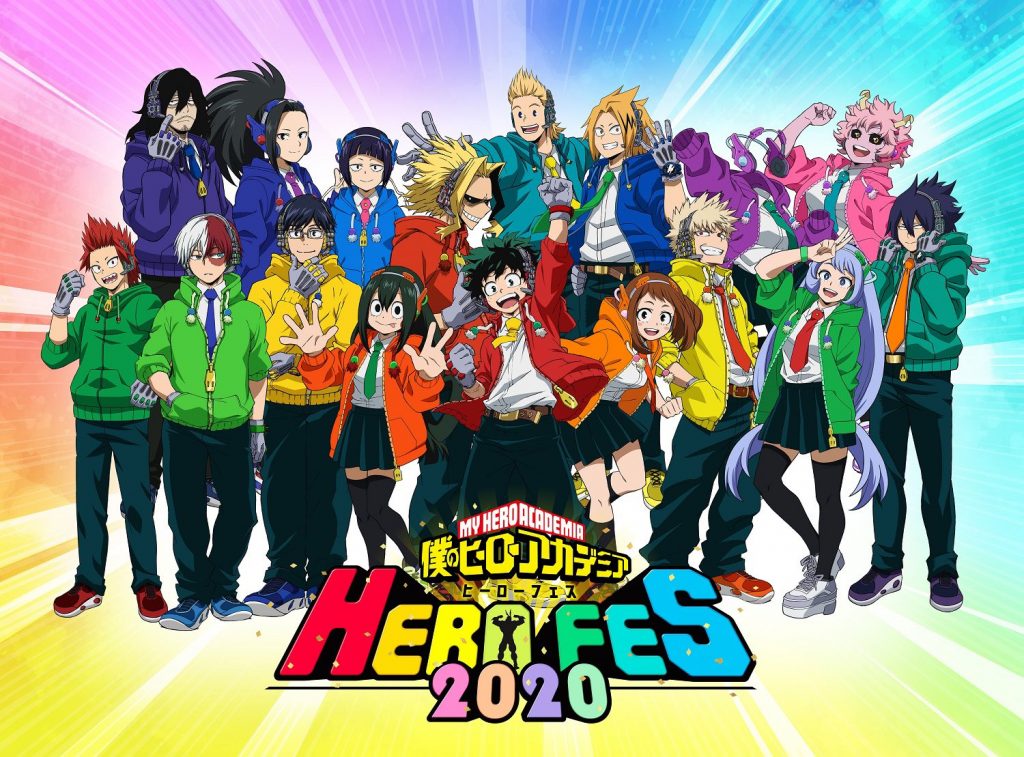 Colorful Visual Arrives for My Hero Academia HERO FES 2020