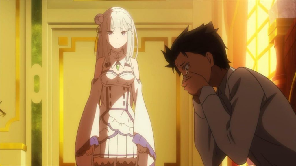 Subaru and Emilia falling apart