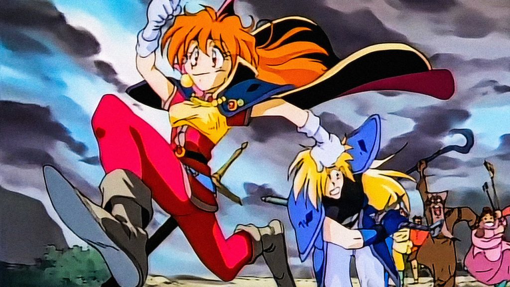 The cast of Slayers