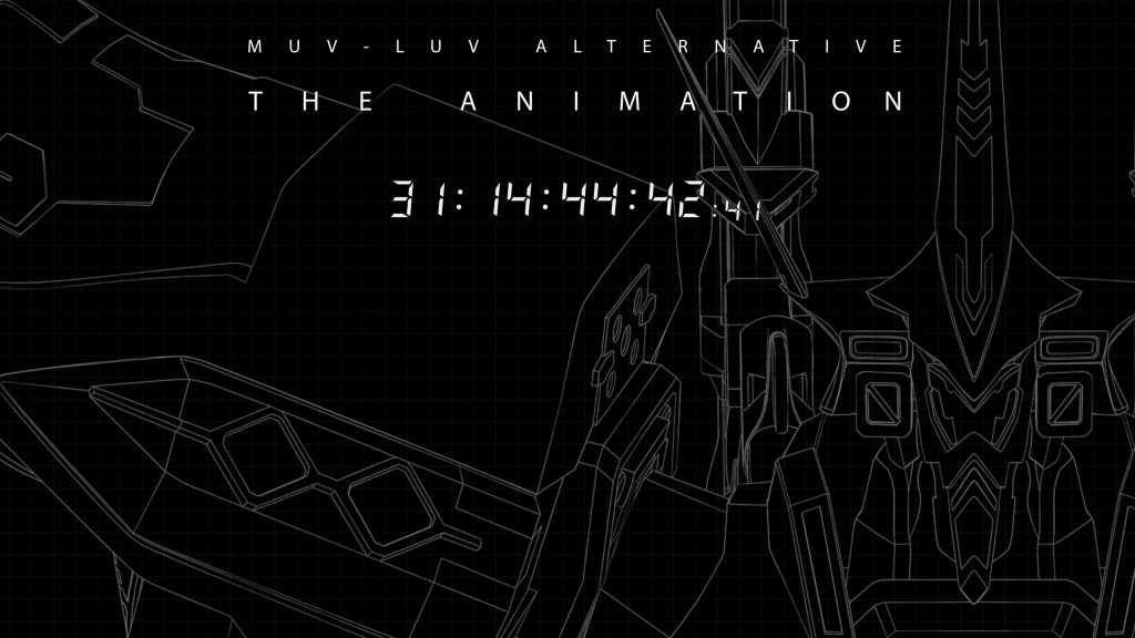 Muv-Luv Alternative Anime Site Starts Countdown