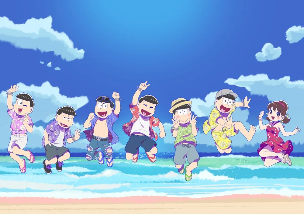 Mr. Osomatsu Key Visual Hits the Beach to Hype Season 3