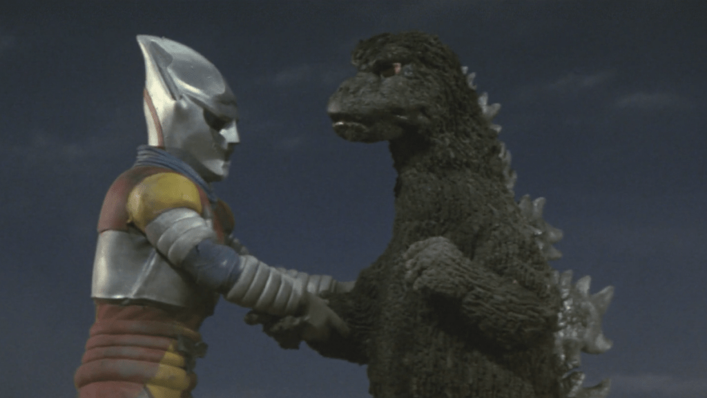 Godzilla vs. Jet Jaguar on film