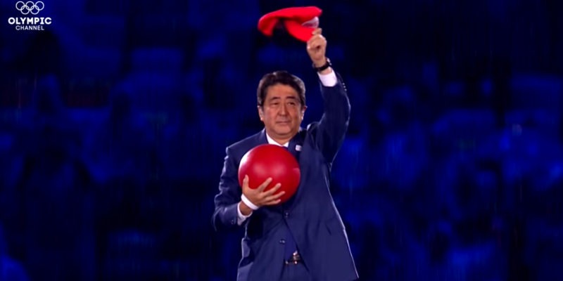 Former Japanese PM Had to Be Talked Into Being Mario at Olympics