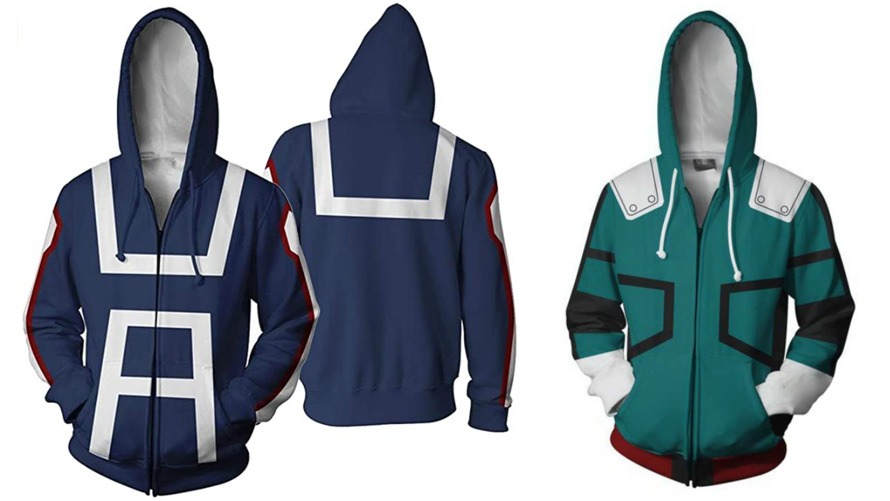 My Hero Academia Zip-Up Hoodies