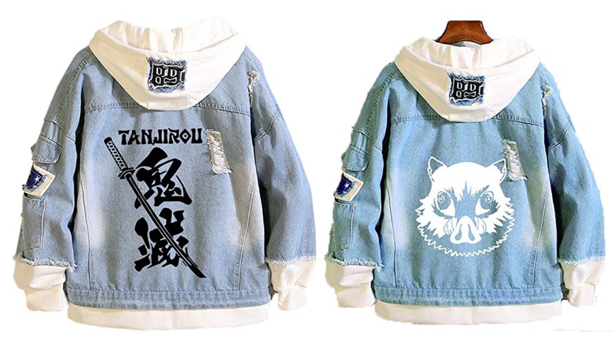 Meelanz New Denim Jacket Anime Hoodie Sweatshirt India | Ubuy