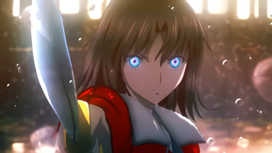 966660 dark Girl With Weapon anime glowing eyes red eyes My Eyes On  You anime girls cyan spooky  Rare Gallery HD Wallpapers