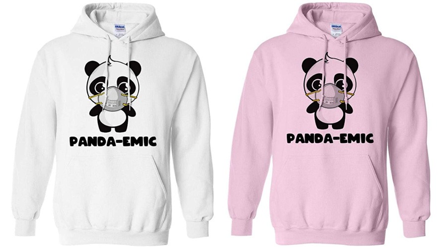 #5 panda hoodie