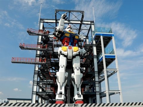 Yokohama Gundam Statue in Jury Selection for Japan Media Arts Festival