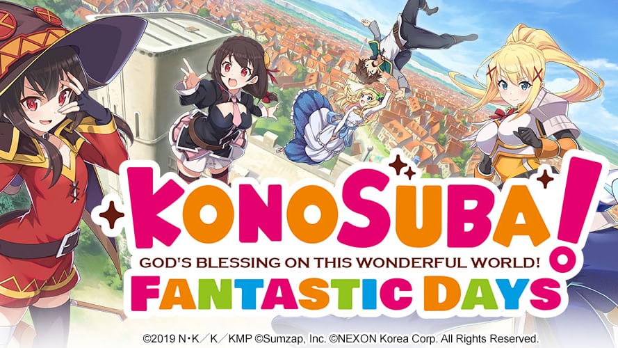 KonoSuba: Fantastic Days Mobile Game Promoted by Kazuma, Aqua VAs