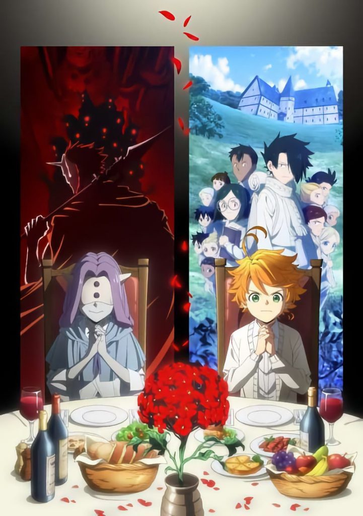 The Promised Neverland Season 2 Key Art Shows Emma and Mujika