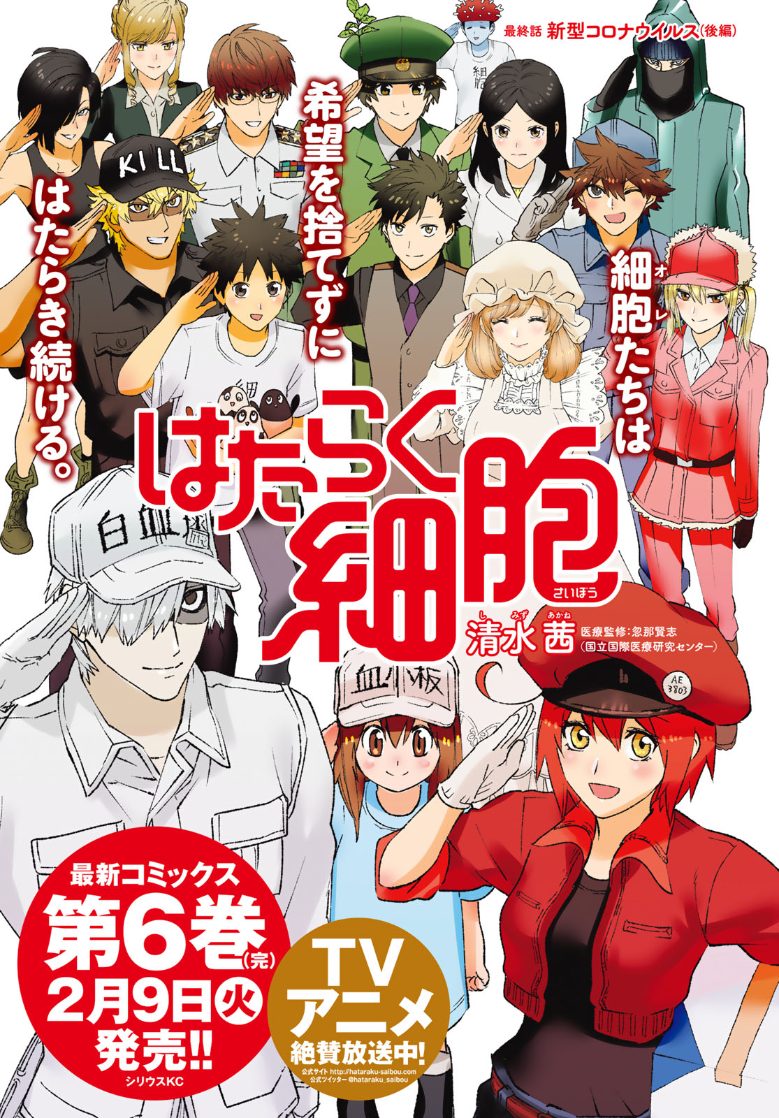 Cells at Work! Volume 6 (Hataraku Saibou) - Manga Store