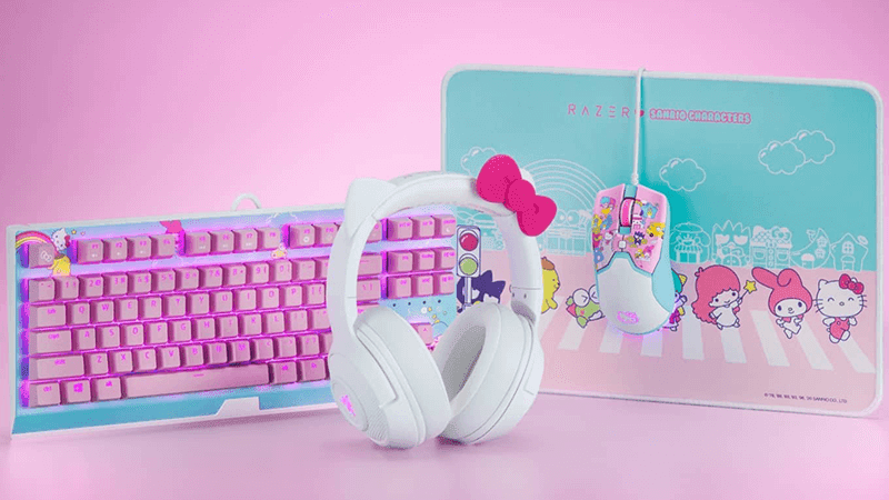 The Razer x Hello Kitty and Friends Collection Makes Gaming