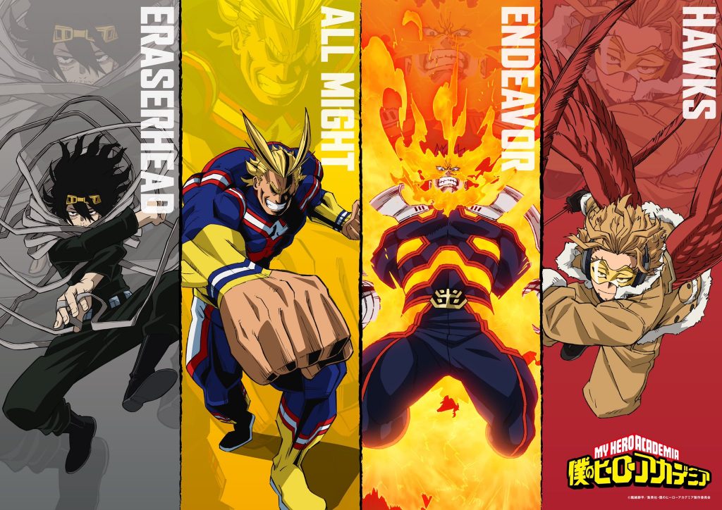 Pro Heroes Shine in New My Hero Academia Character Visual – Otaku USA ...