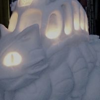 Japanese Artist Makes Amazing Otaku Snow Sculptures