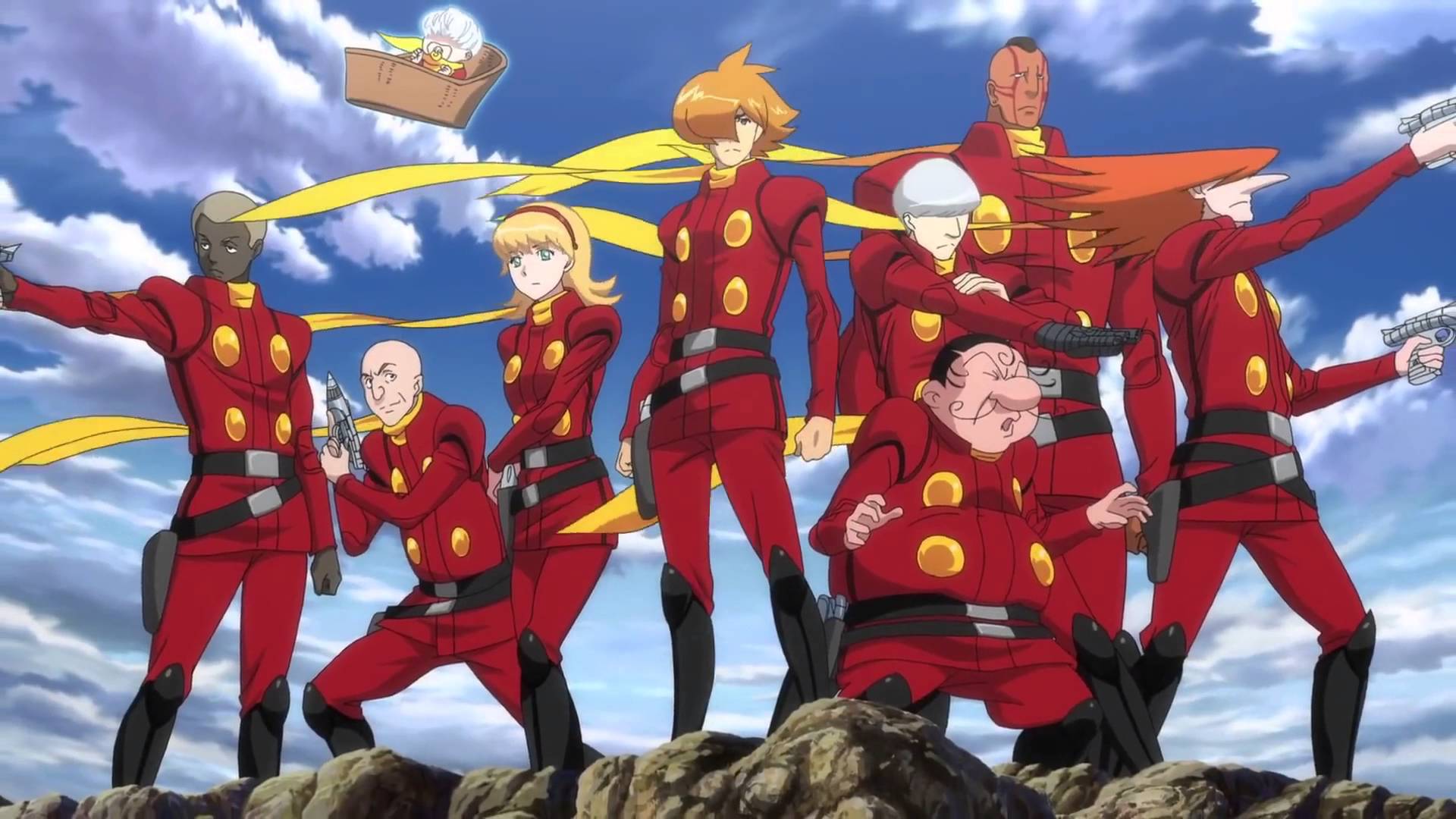 The cast of Cyborg 009