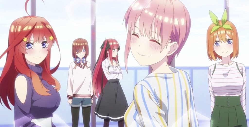 Enjoy Scenes from The Quintessential Quintuplets in OP Song Music Video